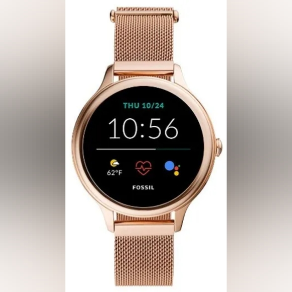 Fossil Gen 5e Rose gold smartwatch - Picture 1 of 2